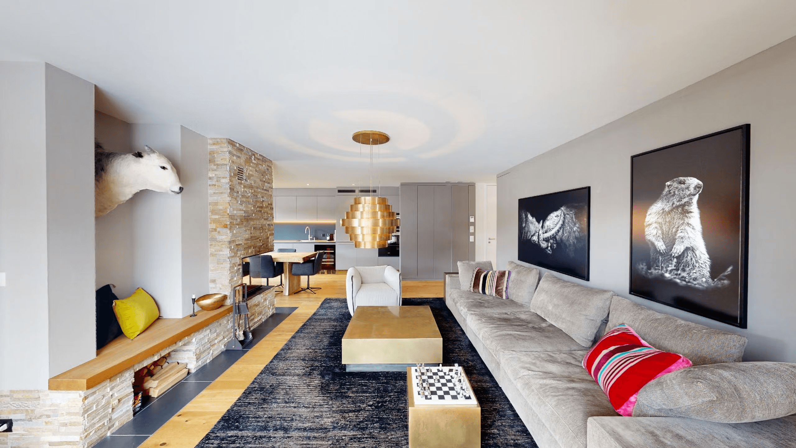 Luxurious 3.5 room apartment with ski-in/ski-out in Parpan